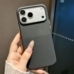 Micro-Dot Textured TPU Shockproof Case for iPhone 17 Pro Max - Black