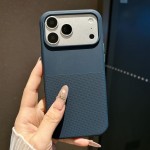 Micro-Dot Textured TPU Shockproof Case for iPhone 17 Pro Max - Royal Blue