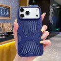 Perforated Heat-Dissipation TPU Case for iPhone 17 Pro Max - Dark Blue
