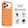 Ribbed TPU Case for iPhone 17 Pro Max - Orange