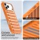 Ribbed TPU Case for iPhone 17 Pro Max - Orange
