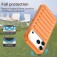 Ribbed TPU Case for iPhone 17 Pro Max - Orange