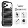 Ribbed TPU Case for iPhone 17 Pro Max - Black