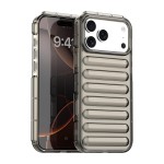 Ribbed TPU Case for iPhone 17 Pro Max - Transparent Grey