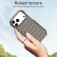 Ribbed TPU Case for iPhone 17 Pro Max - Transparent Grey
