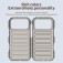 Ribbed TPU Case for iPhone 17 Pro Max - Transparent Grey