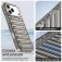 Ribbed TPU Case for iPhone 17 Pro Max - Transparent Grey