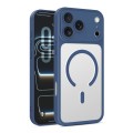 Frosted PC + TPU Hybrid Magnetic Case for iPhone 17 Pro Max - Royal Blue