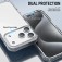 Clear Acrylic + TPU Air-Cushion Case with Lanyard Holes for iPhone 17 Pro Max
