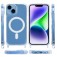 Clear Acrylic + TPU Magnetic Air-Cushion Case with Lanyard Holes for iPhone 17 Pro Max