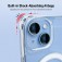 Clear Acrylic + TPU Magnetic Air-Cushion Case with Lanyard Holes for iPhone 17 Pro Max