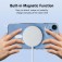 Clear Acrylic + TPU Magnetic Air-Cushion Case with Lanyard Holes for iPhone 17 Pro Max