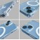 Clear Acrylic + TPU Magnetic Air-Cushion Case with Lanyard Holes for iPhone 17 Pro Max