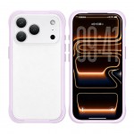 Silicone Bumper Frame Case for iPhone 17 Pro Max - Morandi Purple