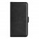 PU Leather + TPU Wallet Folio Case with Dual Magnetic Buckle and Stand for iPhone 17 Pro Max - Black
