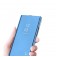 Electroplated Mirror Flip Leather Case with Stand for iPhone 17 Pro Max - Gold