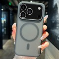 Transparent TPU + PC Hybrid MagSafe-Compatible Case for iPhone 17 Pro Max - Black