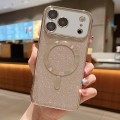 Glitter Electroplated TPU MagSafe-Compatible Case for iPhone 17 Pro Max - Gold