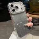 Gradient Glitter TPU Case for iPhone 17 Pro Max - Gradient Silver