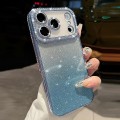 Gradient Glitter TPU Case for iPhone 17 Pro Max - Gradient Blue