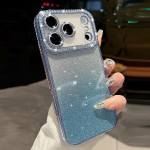 Gradient Glitter TPU Case for iPhone 17 Pro Max - Gradient Blue