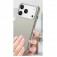 PC + TPU + PU Electroplated MagSafe-Compatible Case with Metal Buttons for iPhone 17 Pro Max - White