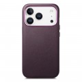 PC + TPU + PU Electroplated MagSafe-Compatible Case with Metal Buttons for iPhone 17 Pro Max - Purple