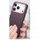 PC + TPU + PU Electroplated MagSafe-Compatible Case with Metal Buttons for iPhone 17 Pro Max - Purple