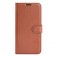 Litchi-Texture PU Leather + TPU Wallet Case with Stand for iPhone 17 Pro Max - Brown