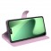 Litchi-Texture PU Leather + TPU Wallet Case with Stand for iPhone 17 Pro Max - Pink