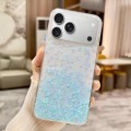 Gradient Glitter & Sequin TPU Case for iPhone 17 Pro Max - Blue