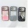 Electroplated Rhinestone-Trim Gradient Glitter Sequin TPU Case for iPhone 17 Pro Max - Silver