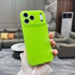Glitter TPU Case for iPhone 17 Pro Max - Fluorescent Green